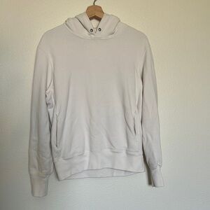 Uniqlo Men's Off-White Hoodie Sweater
